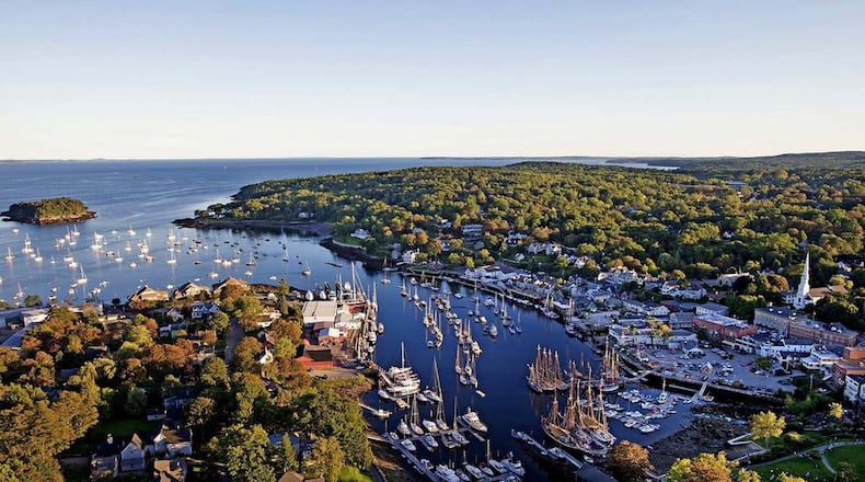 Camden is a working harbor with fishing and lobstering boats traveling in and out of Penobscot Bay each day. The town is home to numerous schooners and tall ships that offer daily sailing tours and excursions along one of Maine’s most scenic coasts. CONTRIBUTED BY ALISON LANGLEY