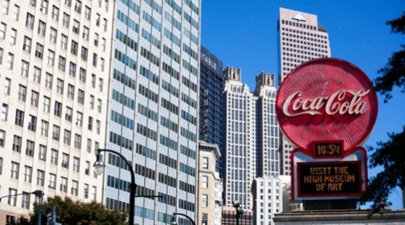 Coca-Cola’s third-quarter profits were down 28 percent, the Atlanta company said Wednesday. Photo courtesy of Coca-Cola.