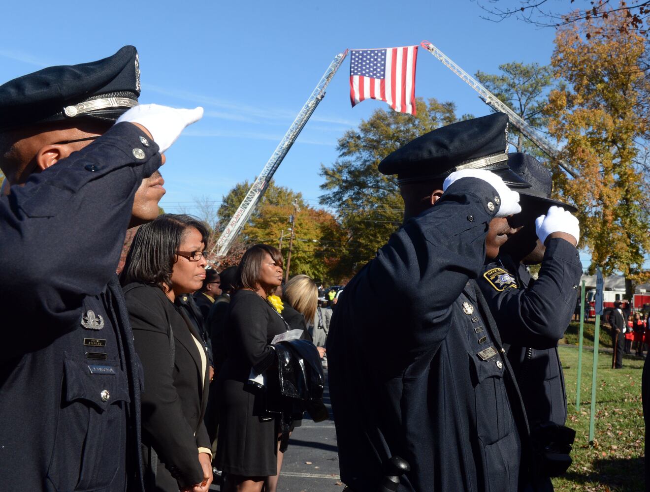 Funeral for officer