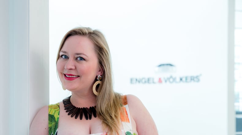 Missy Derr is a single, real estate professional and is dating online during the COVID-19 pandemic Friday, May 29, 2020. (Jenni Girtman for The Atlanta Journal-Constitution)