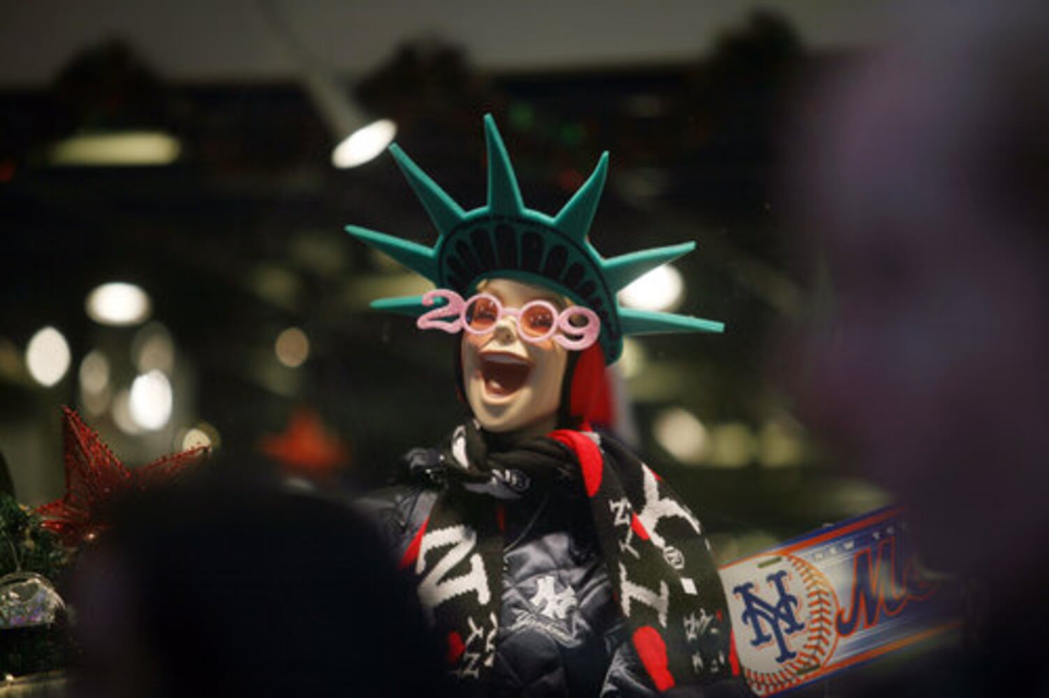 Ringing in new year at Times Square