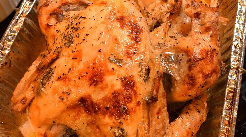 Special 'Cuban-style' dinner turkey prepared by David Benoit. (Chris Hunt/Special)