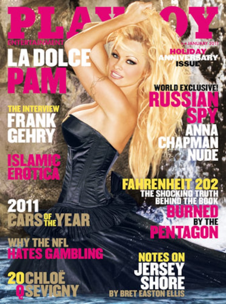 Pamela Anderson appears on record 13th Playboy cover