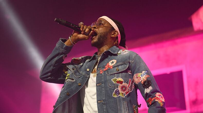 2 Chainz opened his tour in a pink wheelchair (photos below). Photo: Paras Griffin/Getty Images for BET
