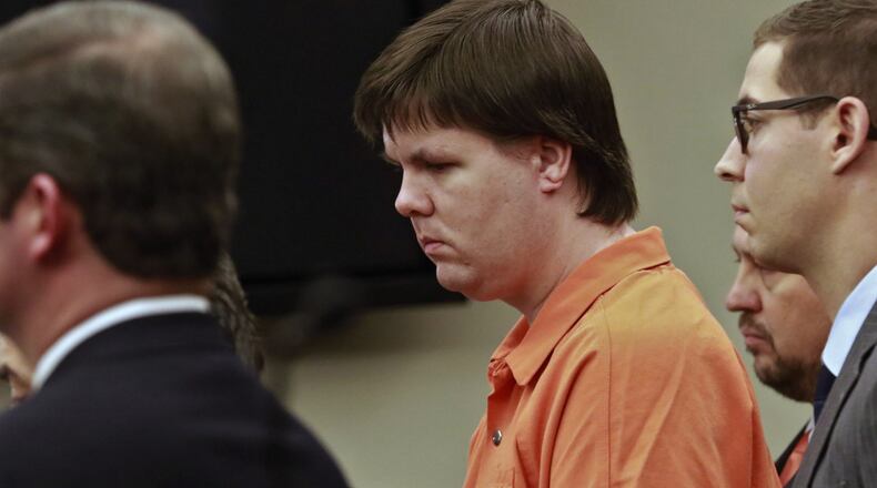 Justin Ross Harris is sentenced to life in prison, without possibility of parole, on Dec. 5 for killing his 22-month-old son Cooper. Bob Andres / bandres@ajc.com