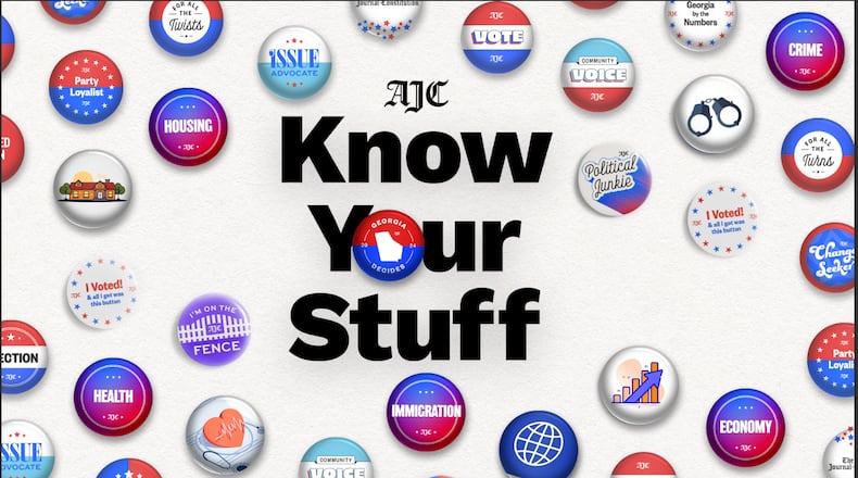 The AJC series Know Your Stuff offers answers to election issues raised by readers.