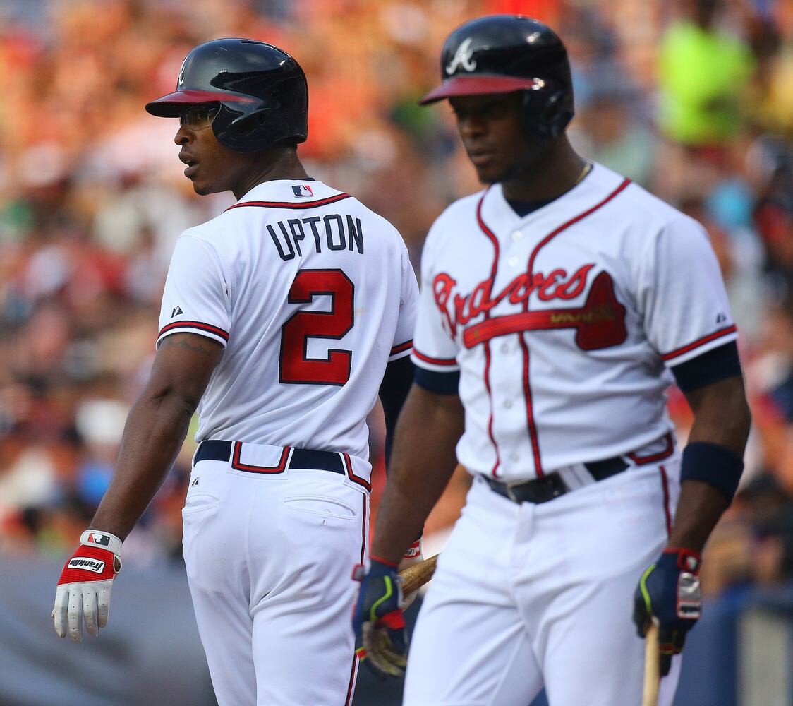 Justin Upton as a Brave
