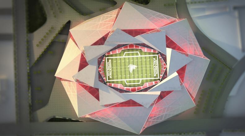 Atlanta Falcons revealed designs for new downtown stadium last week.
