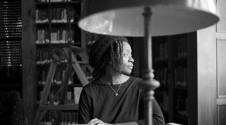 Kara Walker, who grew up near Stone Mountain, has incorporated imagery from that gigantic memorial into her cut-paper work, “The Jubilant Martyrs of Obsolescence and Ruin,” which was recently acquired by the High Museum of Art. CONTRIBUTED BY ARI MARCOPOULOS