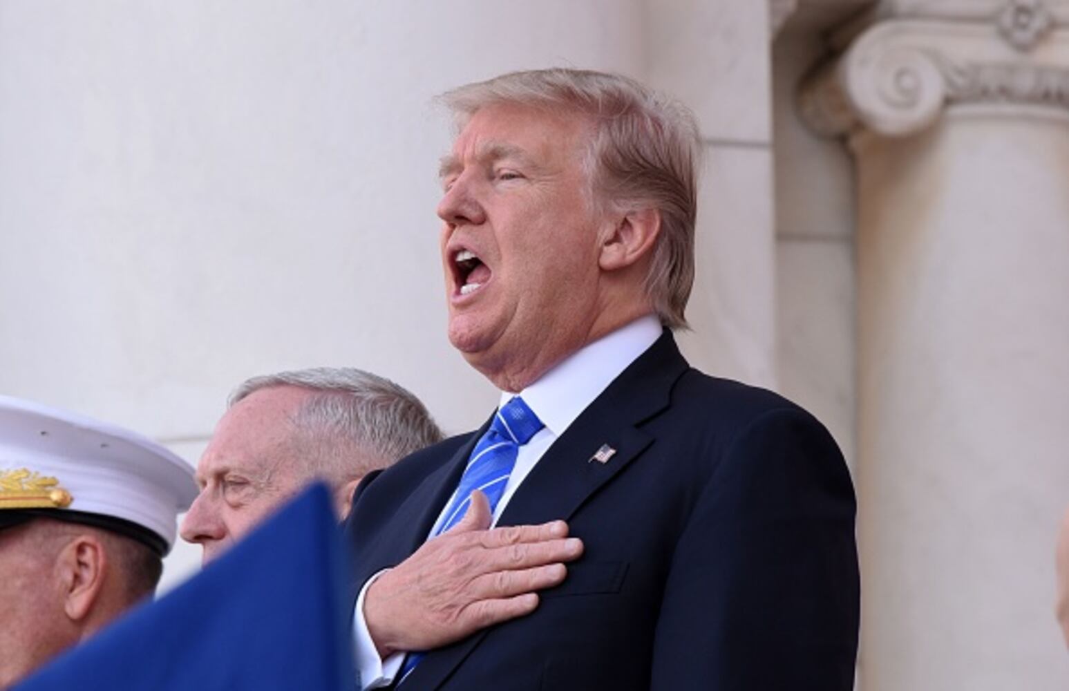PHOTOS: Trump Memorial Day observance