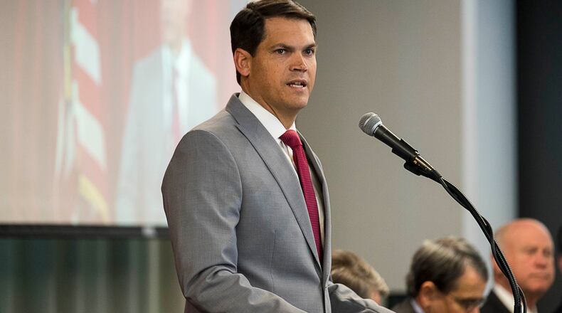 Lt. Gov. Geoff Duncan created a task force to study health care access and costs. It could lead to legislation being proposed in the upcoming session of the General Assembly. (ALYSSA POINTER/ALYSSA.POINTER@AJC.COM)