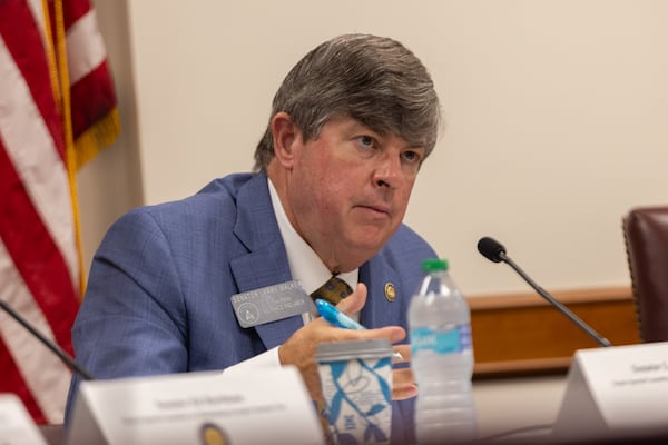State Sen. Larry Walker III, R-Perry, seen here at the Georgia Capitol in 2025. (Arvin Temkar/AJC)