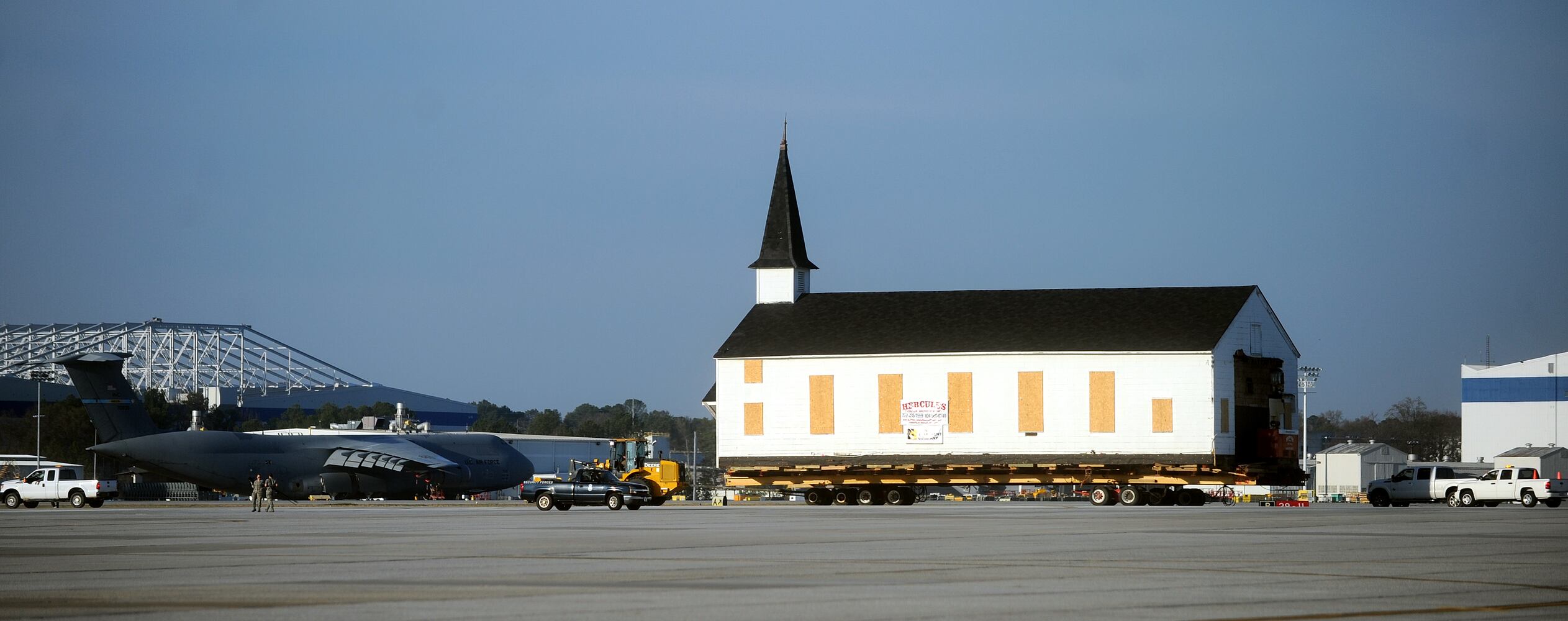 Historic building going from Dobbins Air Reserve Base to Clay National Guard Center in Marietta