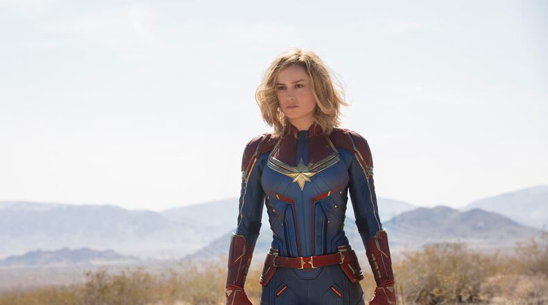 Brie Larson stars in “Captain Marvel.” Chuck Zlotnick /Marvel Studios