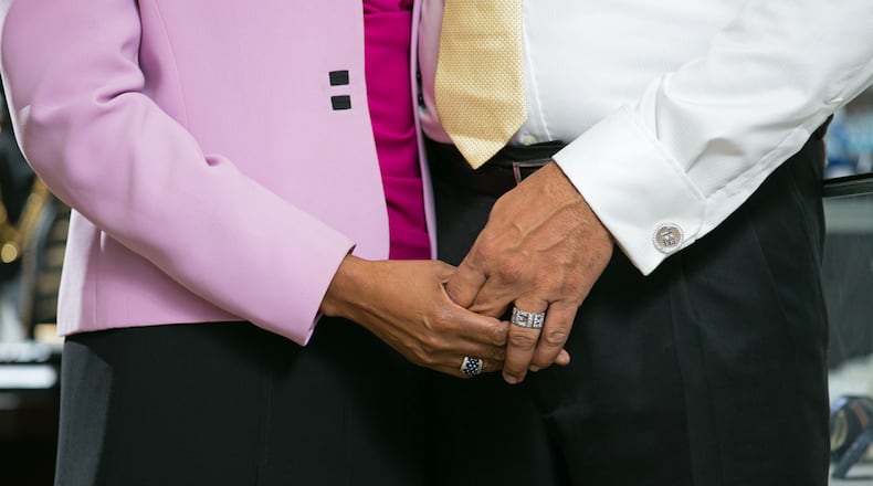 Couples of Atlanta's Northside share their romantic stories of how they met.