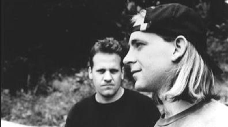 Andrew Hyra (left) and Kristian Bush in the '90s days of Billy Pilgrim. Photo: Michael McLaughlin