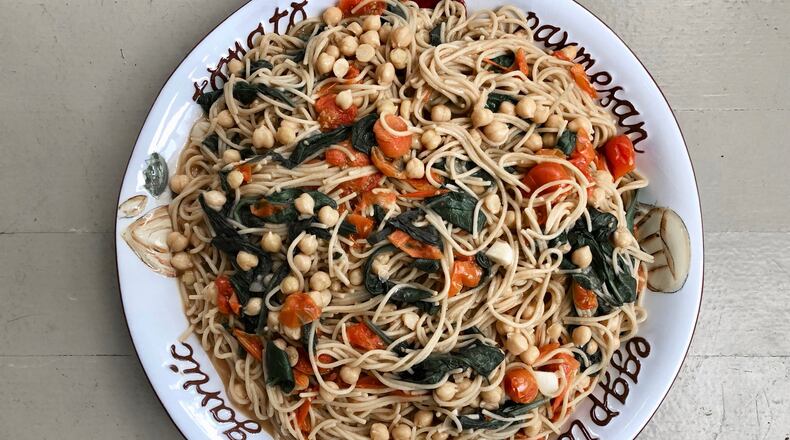 Skip the colander, and holiday hubbub, with this light and easy pasta recipe. CONTRIBUTED BY KELLIE HYNES