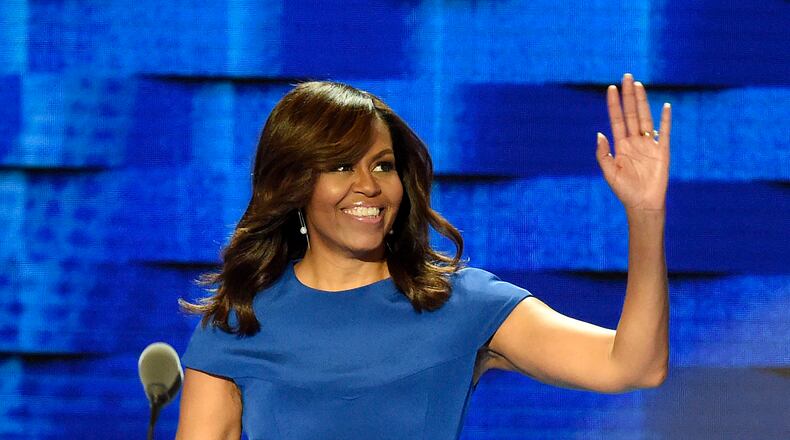 A Forsyth County educator was fired Monday after the school system investigated comments she made about First Lady Michelle Obama on Facebook. The school system said it would not tolerate racism and discrimination. (Clem Murray/Philadelphia Inquirer/TNS)