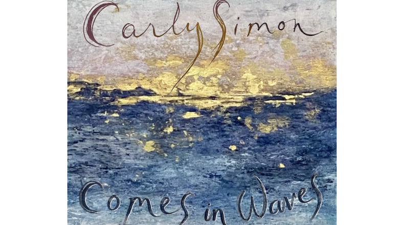 This album cover image released by Iris Records shows "Comes In Waves" by Carly Simon. (Iris Records via AP)