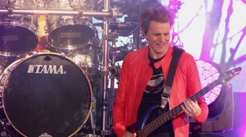 John Taylor having a happier moment. Photo: Melissa Ruggieri/AJC