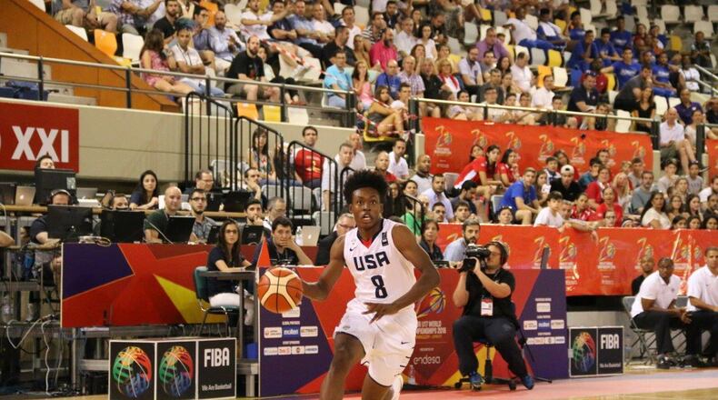 Pebblebrook High guard Collin Sexton announced his decision Thursday to play for Alabama. Georgia Tech was a finalist. (USA Basketball)