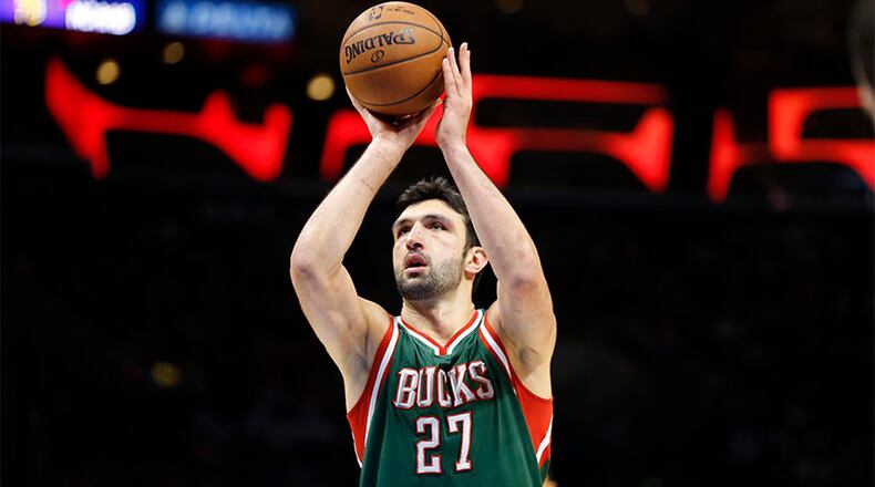 Zaza Pachulia spent eight seasons with the Hawks before signing with the Bucks as a free agent in 2013.