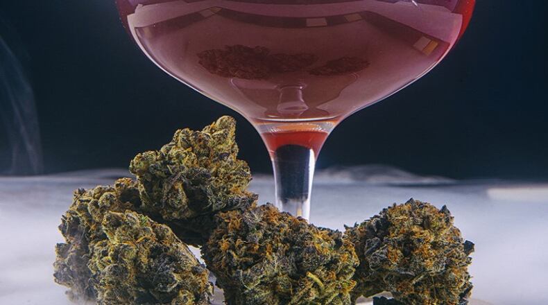 Marijuana-infused wine has become so popular in California that it's tough to find vendors that have them in stock. (Roxana Gonzalez/Dreamstime/TNS)