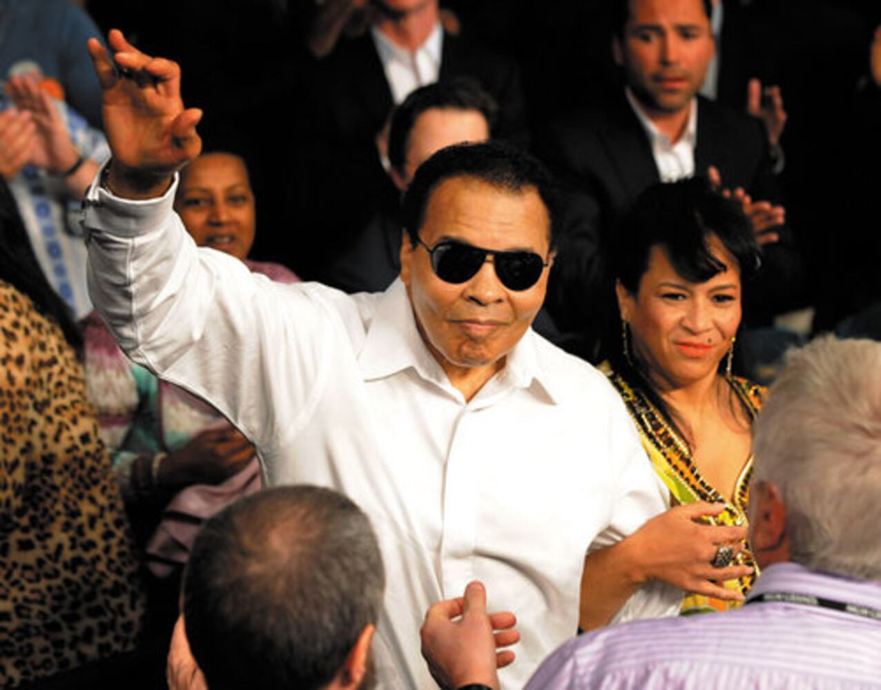 Stars at Mayweather-Mosley fight