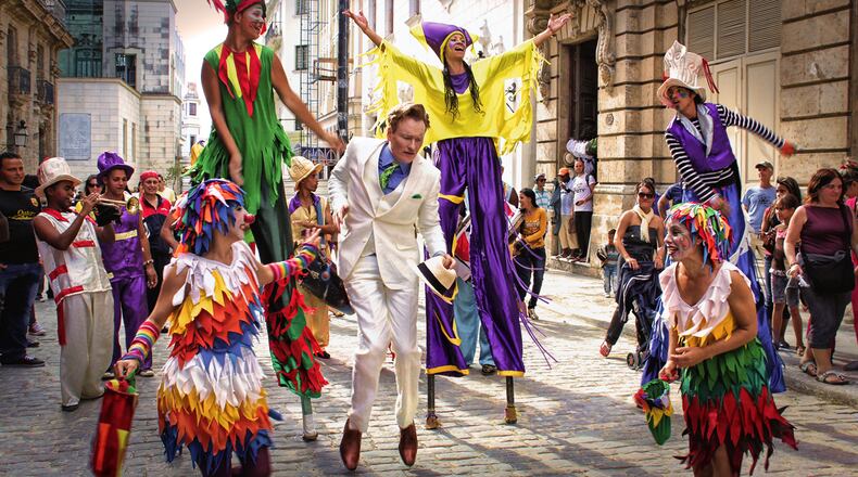 Since leaving “The Tonight Show” Conan O’Brien has made travel specials, like this 80-minute show covering his visit to Cuba, and is in the midst of a string of live appearances that brings him to The Tabernacle on Thursday, Nov. 15. CONTRIBUTED: TEAM COCO
