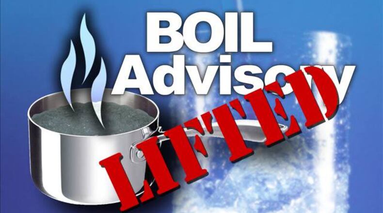 A boil-water advisory for Canton is no longer in effect.