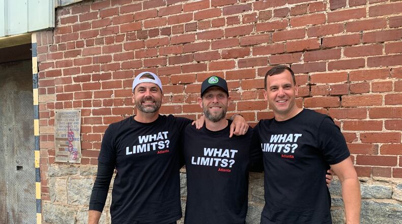 Founders of ThunderMeet Endurance after a run with Georgia Works. (L-R: Jon Lacy, Nate Rozell and Jack Johnson).
