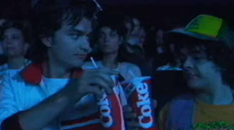 Actors in "Stranger Things" will be shown enjoying New Coke in a movie theater in the upcoming season of "Stranger Things."