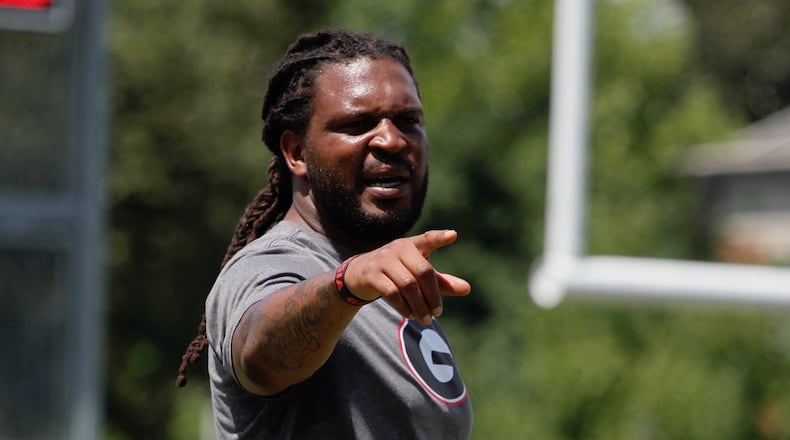 Jarvis Jones starred at outside linebacker for the Georgia Bulldogs from 2011-12. Now he's coaching that position at UGA as a student assistant coach.