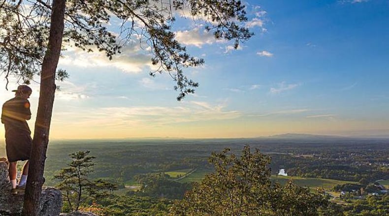 Hike to stunning views from Sawnee Mountain on the Indian Seats Trail.