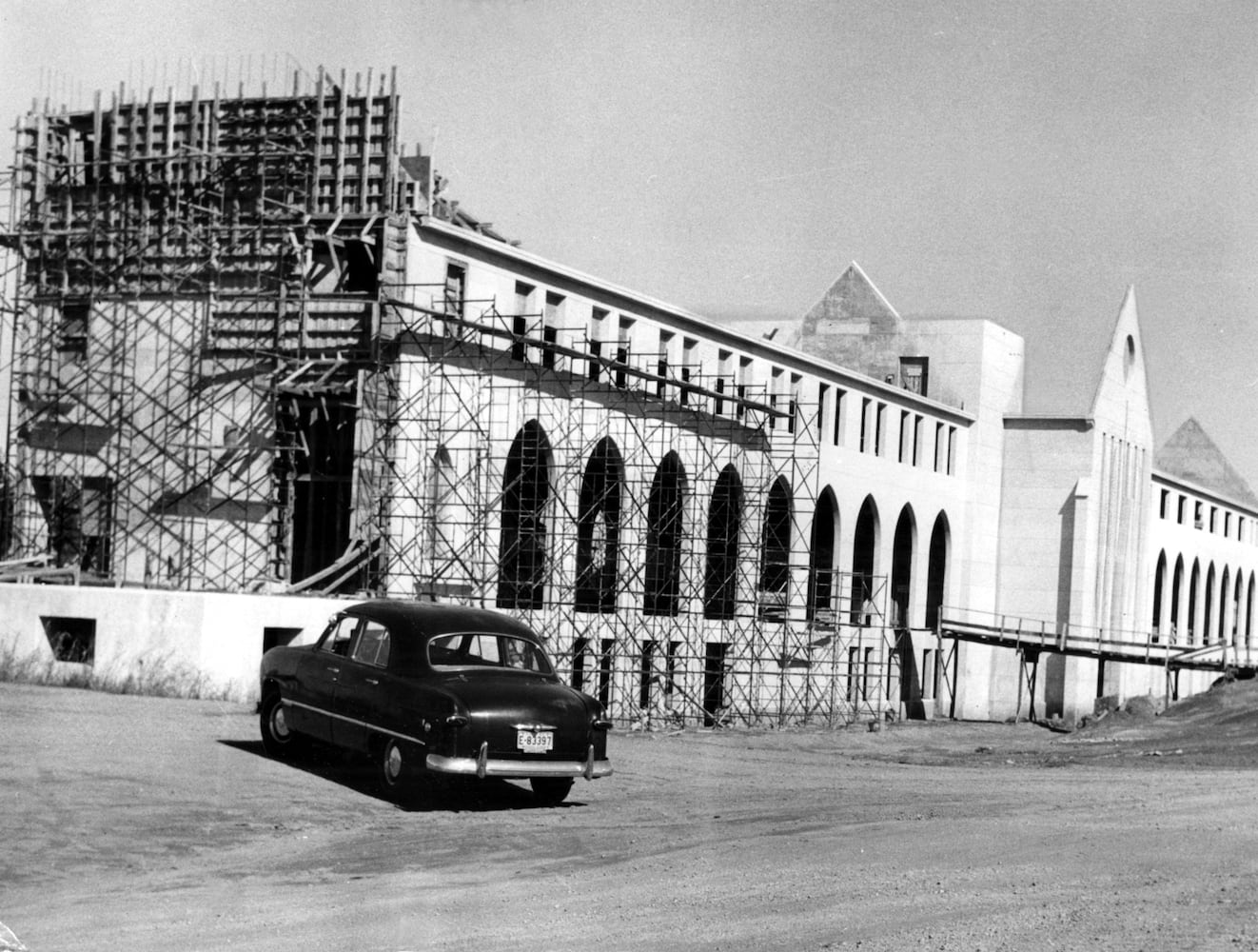 The Abbey rises