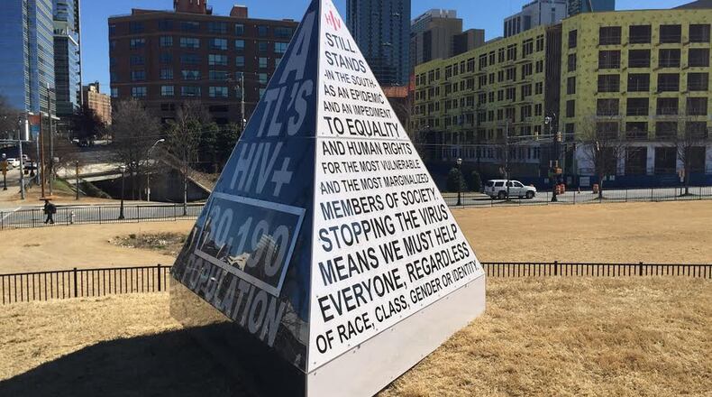 Matthew Terrell, a 31-year-old artist, writer and HIV activist, is the brains behind a new piece of public art designed to bring awareness to the ever-growing HIV population. The sculpture, displayed on a hillside at the National Center for Civil and Human Rights in Atlanta, features marquee-style digits that will be updated weekly to reflect the ever-growing number of HIV-positive people living in metro Atlanta. CONTRIBUTED