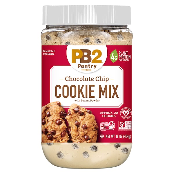 Chocolate chip cookie mix with peanut butter from PB2. (Courtesy of PB2 Foods)
