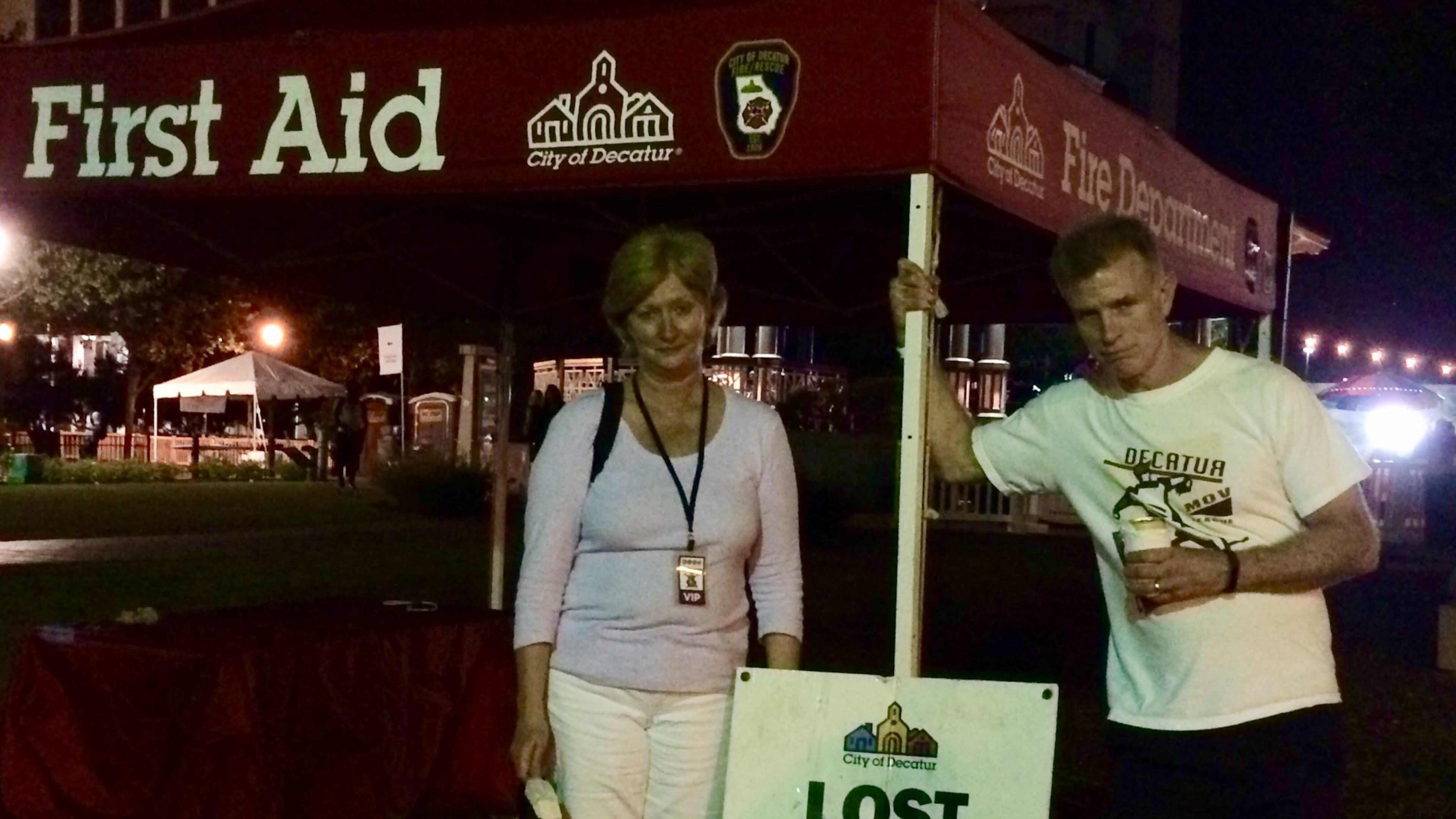 Julie Torpy doesn't tolerate rowdy kids when at a restaurant, here with husband Bill Torpy. (Courtesy Hank Klibanoff)