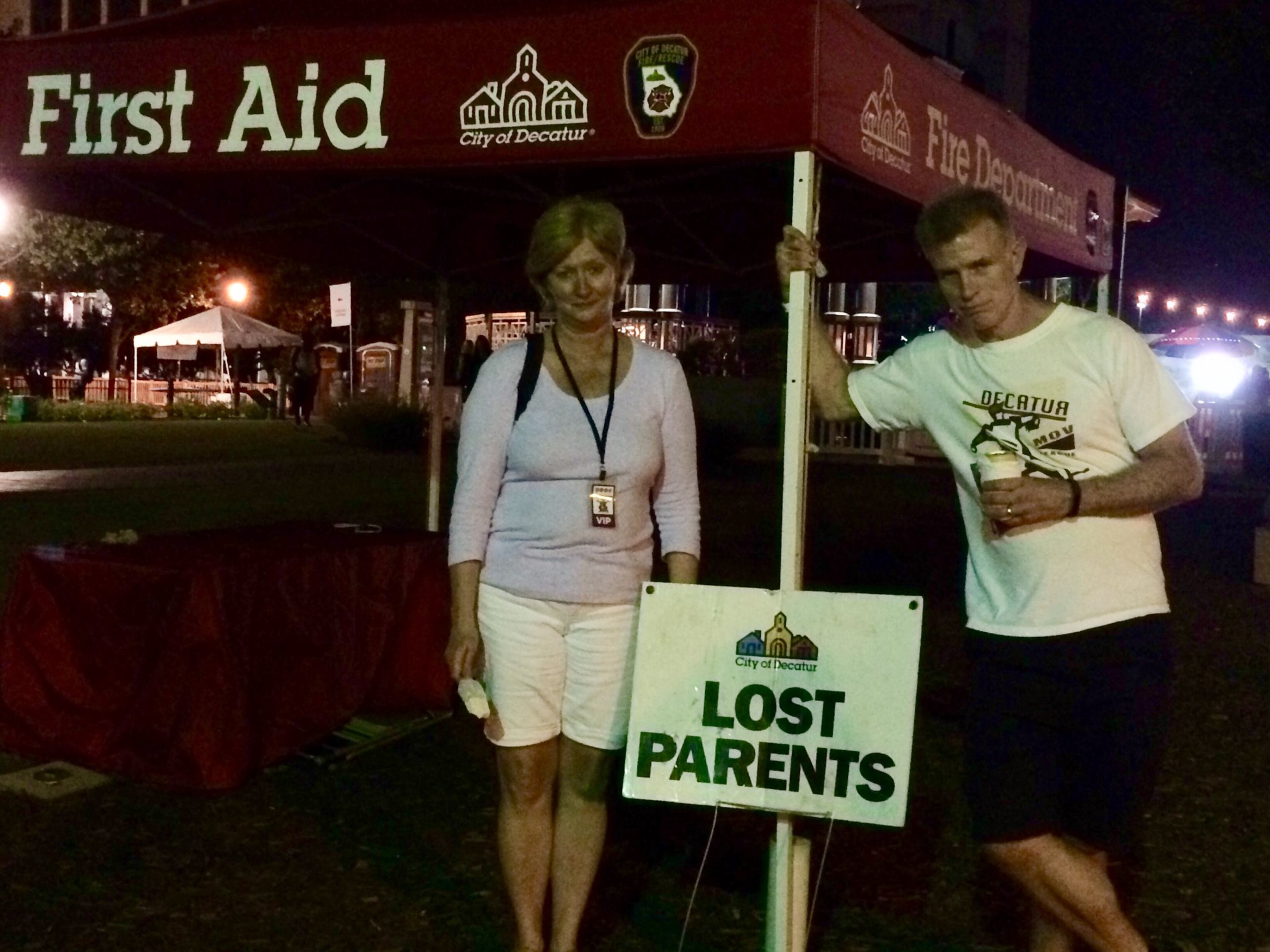 Julie Torpy doesn't tolerate rowdy kids when at a restaurant, here with husband Bill Torpy. (Courtesy Hank Klibanoff)
