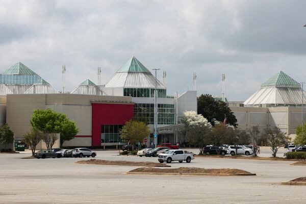 The entrance to North Point Mall in Alpharetta, as seen last month.