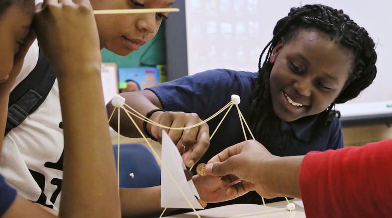 Students participate in a gifted classroom at Chapel Hill Elementary School in DeKalb County. BOB ANDRES / BANDRES@AJC.COM