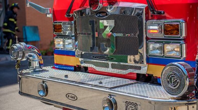 No one was injured in the fire, but one firefighter was treated and released at the scene.