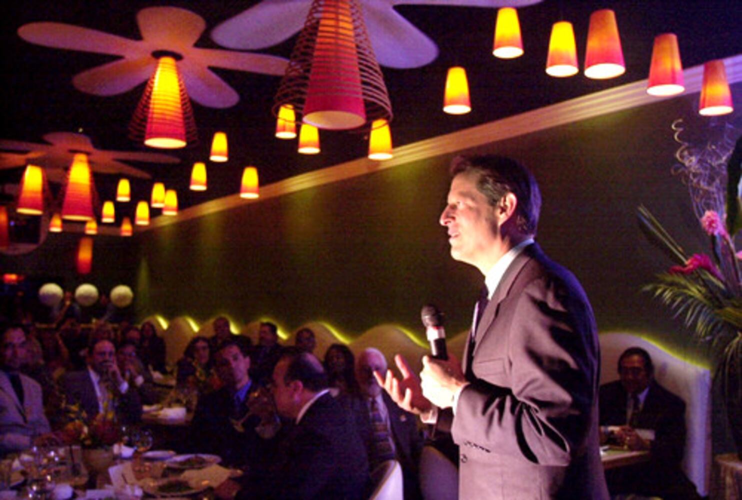 Al Gore preaches environmentalism