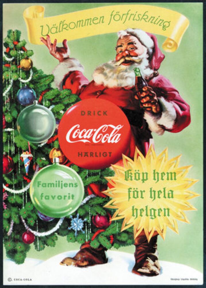 Coke helped cement modern Santa image