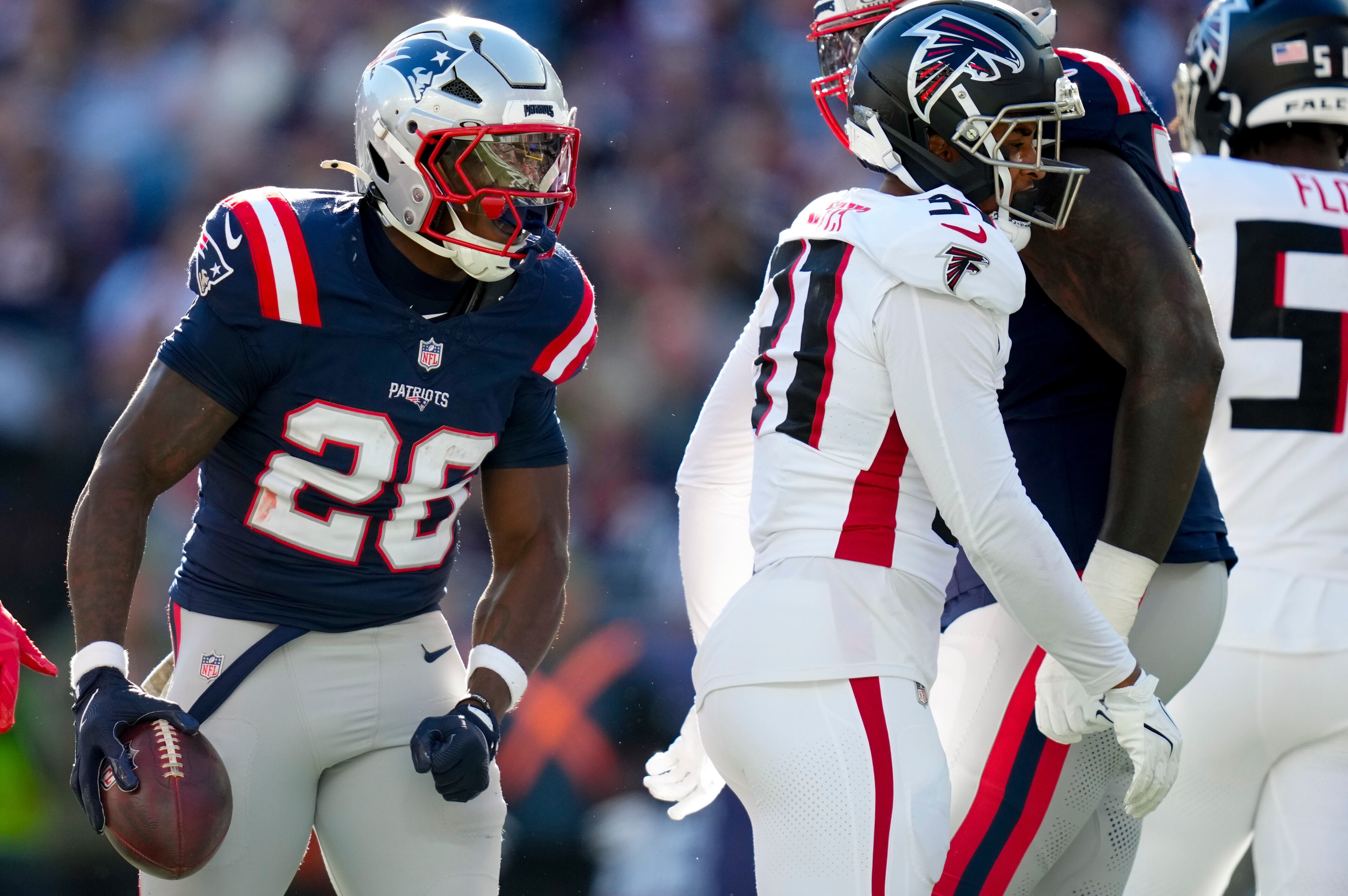 Falcons Patriots Football