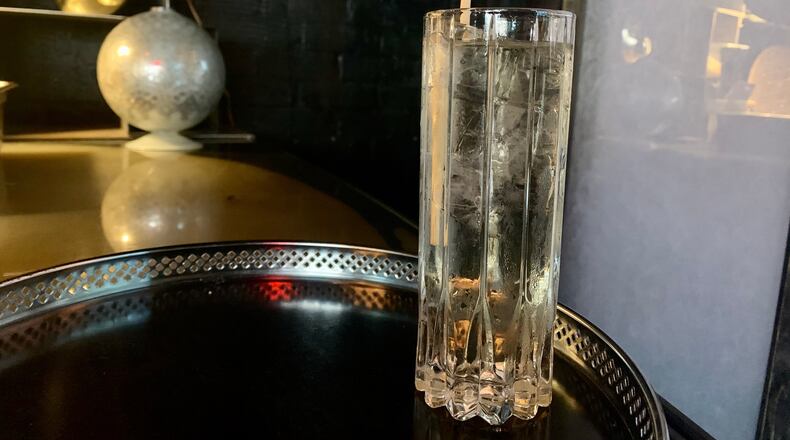 To complement 8Arm's new Japanese menu and sushi bar, there are drinks such as the Octo Ball, with Suntory Toki whisky and kombu soda. Angela Hansberger for The Atlanta Journal-Constitution