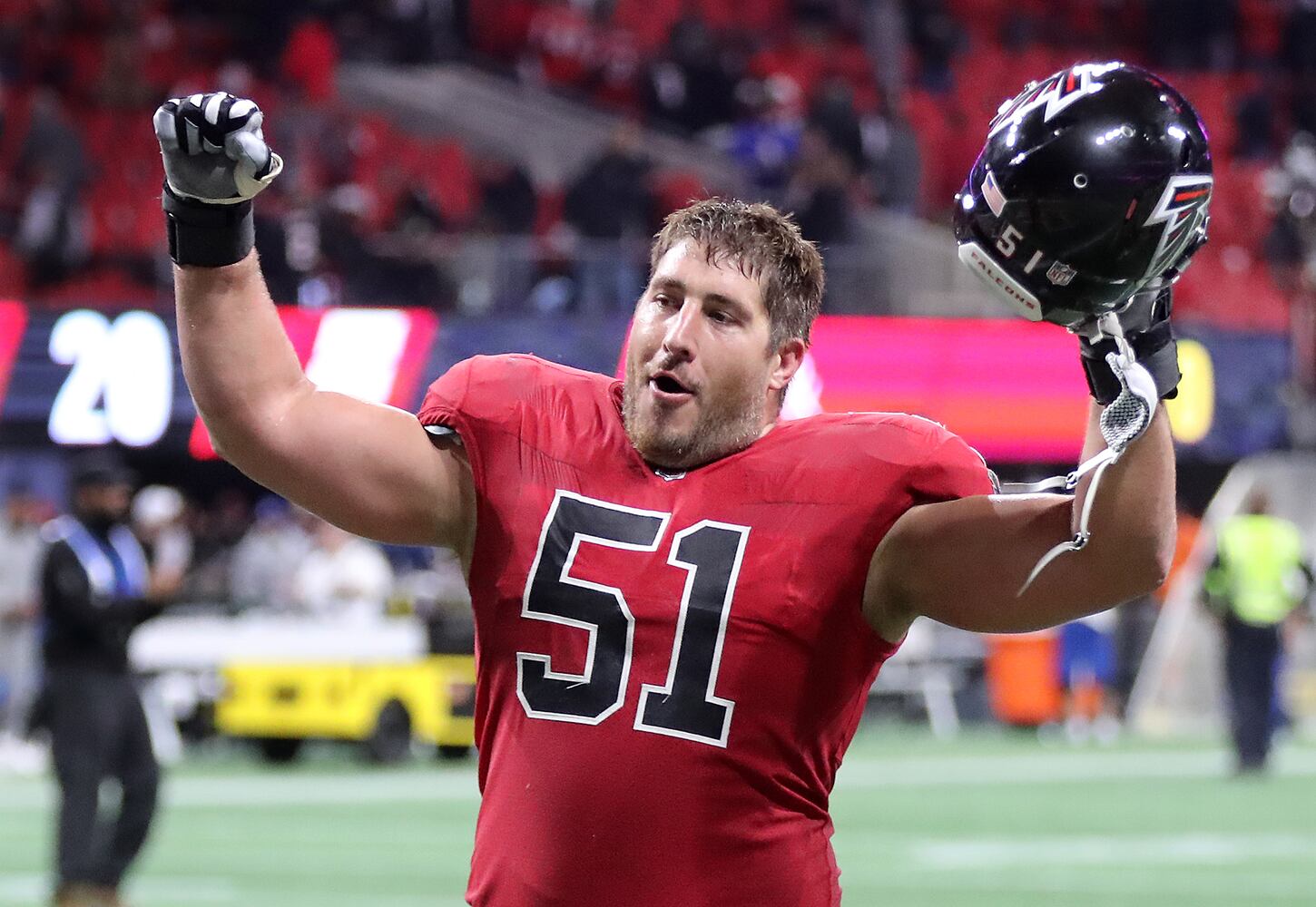 Photos: Falcons hold on, beat the Saints