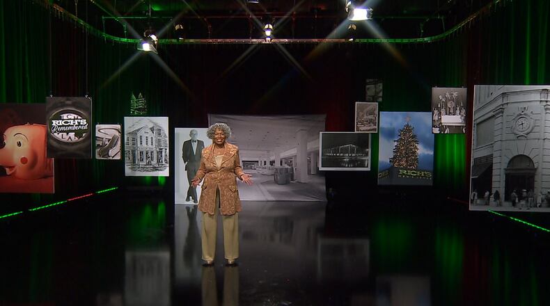 Monica Pearson hosts “Rich’s Remembered,” airing on GPB on Christmas Day. Contributed by GPB