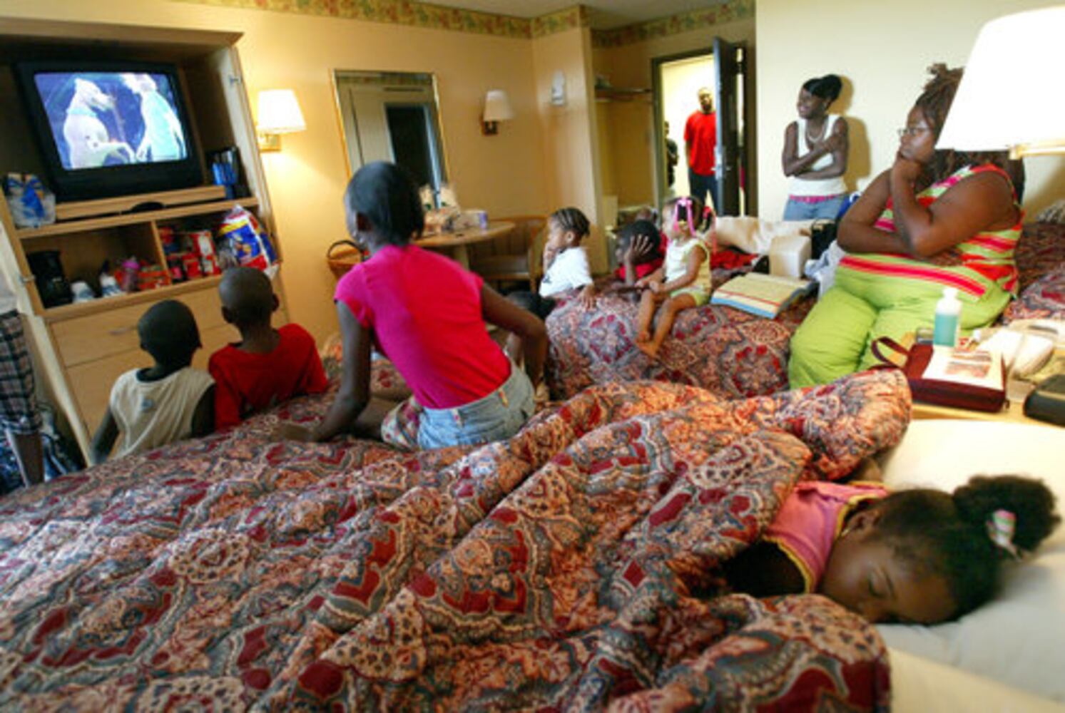 Hurricane Katrina hits New Orleans, August 29, 2005