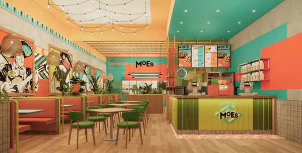 A look inside a Moe’s Casa Mexicana, which has “a clearly Mexican identity – in name, menu and guest experience,” says GoTo Foods CEO Jim Holthouser. (Courtesy of GoTo Foods)